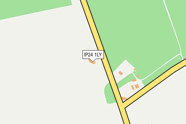 IP24 1LY map - OS OpenMap – Local (Ordnance Survey) IP24 1LY map - OS OpenMap – Local (Ordnance Survey)