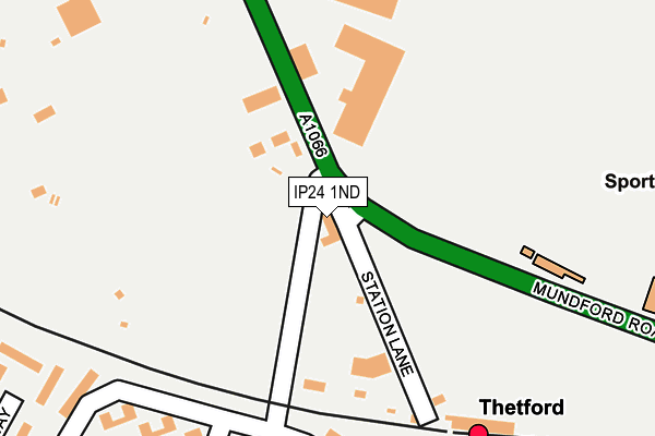 IP24 1ND map - OS OpenMap – Local (Ordnance Survey) IP24 1ND map - OS OpenMap – Local (Ordnance Survey)