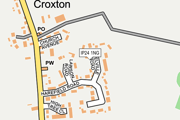 IP24 1NG map - OS OpenMap – Local (Ordnance Survey) IP24 1NG map - OS OpenMap – Local (Ordnance Survey)