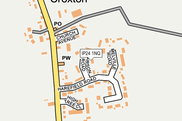 IP24 1NQ map - OS OpenMap – Local (Ordnance Survey) IP24 1NQ map - OS OpenMap – Local (Ordnance Survey)