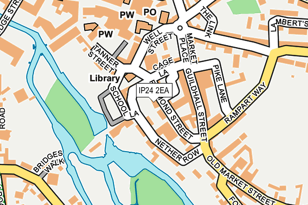 IP24 2EA map - OS OpenMap – Local (Ordnance Survey) IP24 2EA map - OS OpenMap – Local (Ordnance Survey)