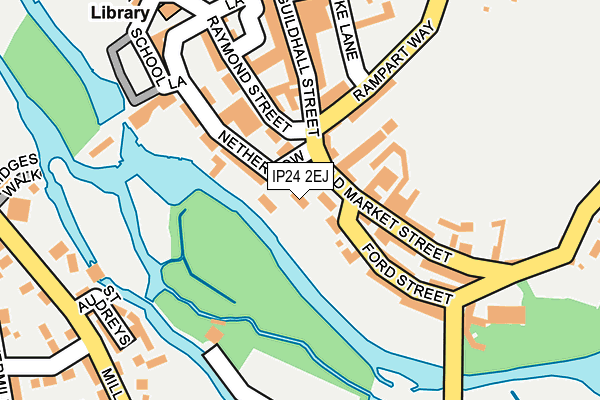 IP24 2EJ map - OS OpenMap – Local (Ordnance Survey) IP24 2EJ map - OS OpenMap – Local (Ordnance Survey)