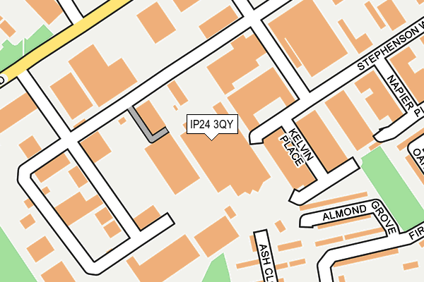 IP24 3QY map - OS OpenMap – Local (Ordnance Survey) IP24 3QY map - OS OpenMap – Local (Ordnance Survey)