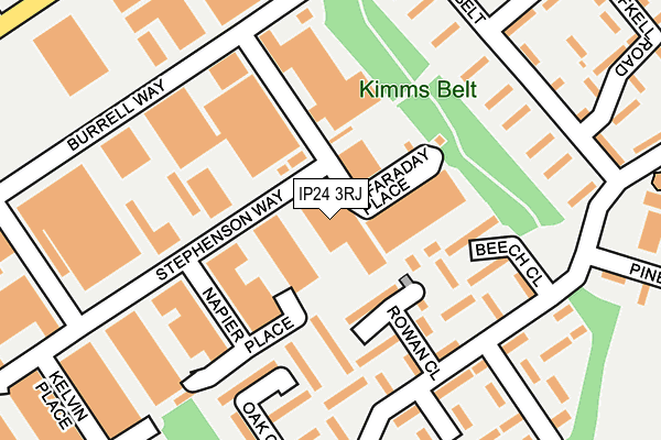 IP24 3RJ map - OS OpenMap – Local (Ordnance Survey) IP24 3RJ map - OS OpenMap – Local (Ordnance Survey)