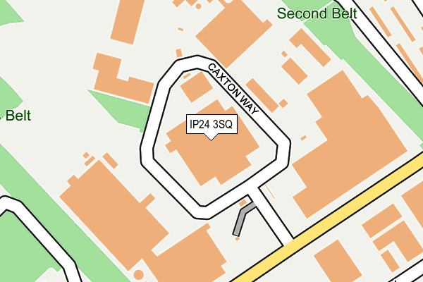 IP24 3SQ map - OS OpenMap – Local (Ordnance Survey) IP24 3SQ map - OS OpenMap – Local (Ordnance Survey)