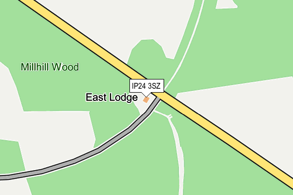 IP24 3SZ map - OS OpenMap – Local (Ordnance Survey) IP24 3SZ map - OS OpenMap – Local (Ordnance Survey)