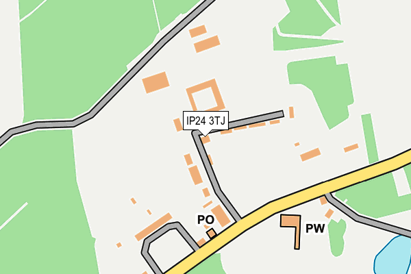IP24 3TJ map - OS OpenMap – Local (Ordnance Survey) IP24 3TJ map - OS OpenMap – Local (Ordnance Survey)