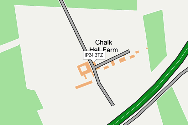 IP24 3TZ map - OS OpenMap – Local (Ordnance Survey) IP24 3TZ map - OS OpenMap – Local (Ordnance Survey)