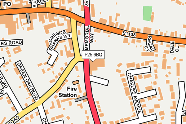 IP25 6BQ map - OS OpenMap – Local (Ordnance Survey) IP25 6BQ map - OS OpenMap – Local (Ordnance Survey)