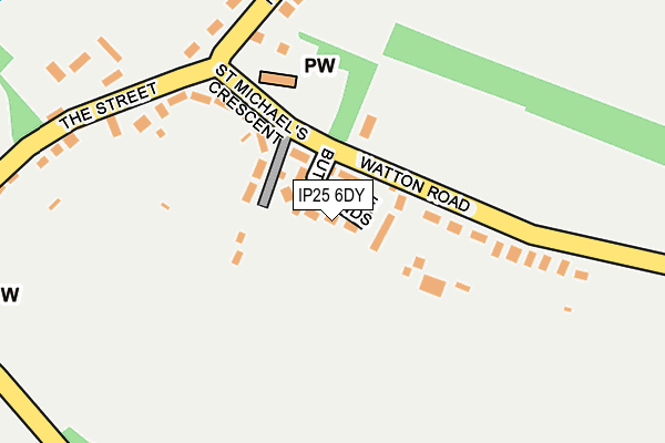 IP25 6DY map - OS OpenMap – Local (Ordnance Survey) IP25 6DY map - OS OpenMap – Local (Ordnance Survey)