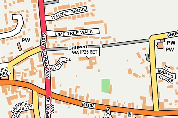 IP25 6ET map - OS OpenMap – Local (Ordnance Survey) IP25 6ET map - OS OpenMap – Local (Ordnance Survey)