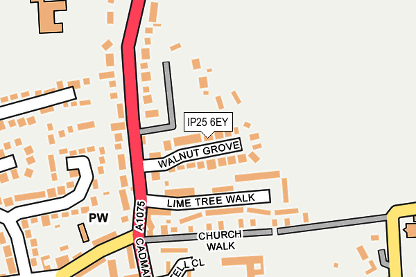 IP25 6EY map - OS OpenMap – Local (Ordnance Survey) IP25 6EY map - OS OpenMap – Local (Ordnance Survey)