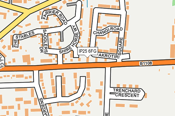 IP25 6FG map - OS OpenMap – Local (Ordnance Survey) IP25 6FG map - OS OpenMap – Local (Ordnance Survey)