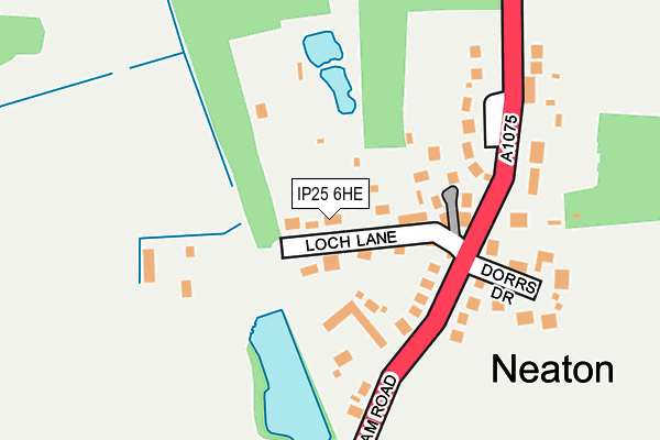 IP25 6HE map - OS OpenMap – Local (Ordnance Survey) IP25 6HE map - OS OpenMap – Local (Ordnance Survey)