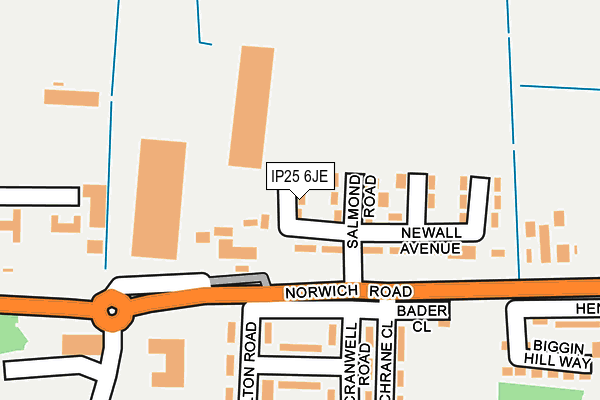 IP25 6JE map - OS OpenMap – Local (Ordnance Survey) IP25 6JE map - OS OpenMap – Local (Ordnance Survey)