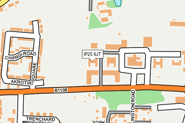 IP25 6JT map - OS OpenMap – Local (Ordnance Survey) IP25 6JT map - OS OpenMap – Local (Ordnance Survey)