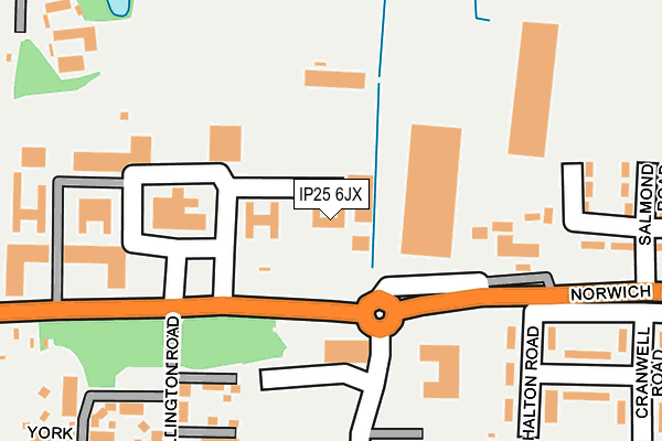 IP25 6JX map - OS OpenMap – Local (Ordnance Survey) IP25 6JX map - OS OpenMap – Local (Ordnance Survey)
