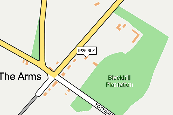 IP25 6LZ map - OS OpenMap – Local (Ordnance Survey) IP25 6LZ map - OS OpenMap – Local (Ordnance Survey)