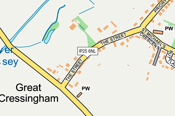 IP25 6NL map - OS OpenMap – Local (Ordnance Survey) IP25 6NL map - OS OpenMap – Local (Ordnance Survey)