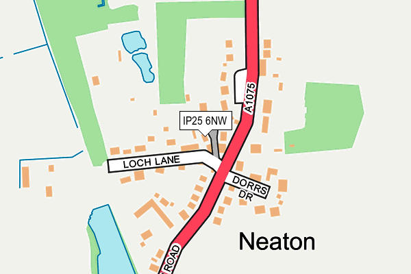 IP25 6NW map - OS OpenMap – Local (Ordnance Survey) IP25 6NW map - OS OpenMap – Local (Ordnance Survey)