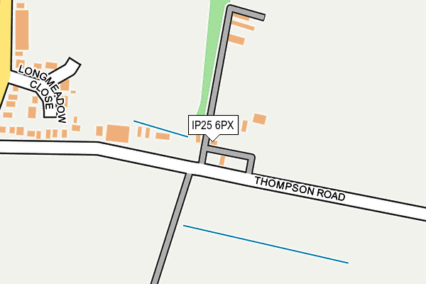 IP25 6PX map - OS OpenMap – Local (Ordnance Survey) IP25 6PX map - OS OpenMap – Local (Ordnance Survey)