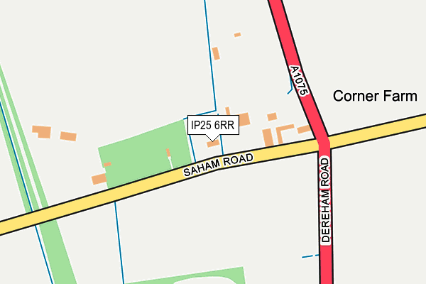IP25 6RR map - OS OpenMap – Local (Ordnance Survey)