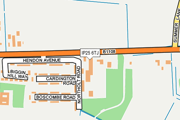 IP25 6TJ map - OS OpenMap – Local (Ordnance Survey) IP25 6TJ map - OS OpenMap – Local (Ordnance Survey)
