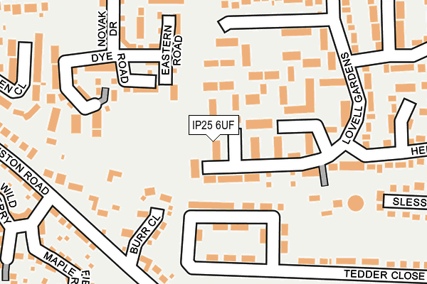 IP25 6UF map - OS OpenMap – Local (Ordnance Survey) IP25 6UF map - OS OpenMap – Local (Ordnance Survey)