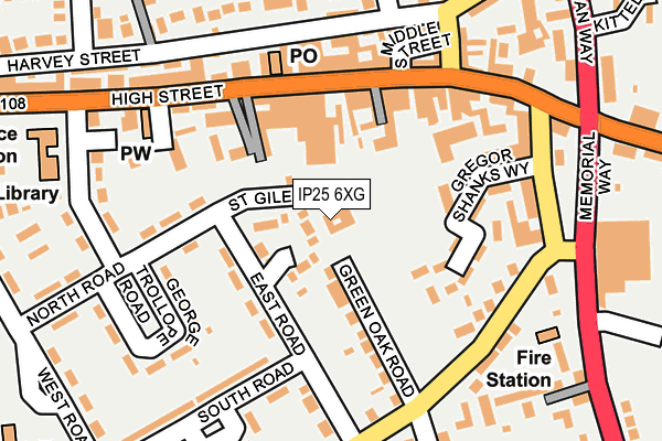 IP25 6XG map - OS OpenMap – Local (Ordnance Survey) IP25 6XG map - OS OpenMap – Local (Ordnance Survey)