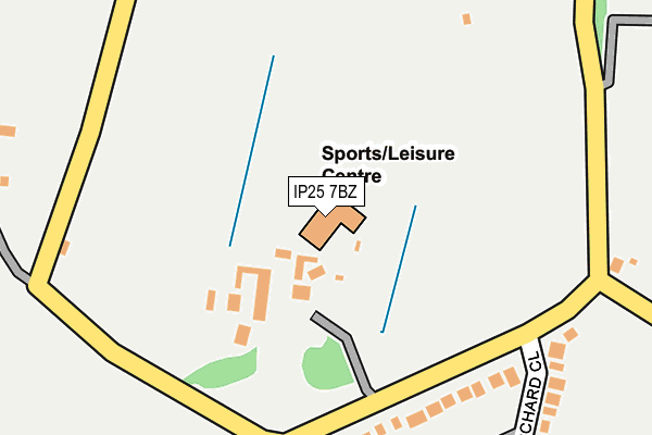 IP25 7BZ map - OS OpenMap – Local (Ordnance Survey) IP25 7BZ map - OS OpenMap – Local (Ordnance Survey)