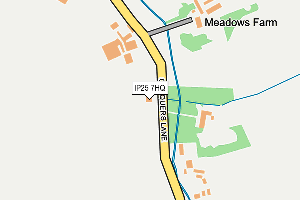 IP25 7HQ map - OS OpenMap – Local (Ordnance Survey) IP25 7HQ map - OS OpenMap – Local (Ordnance Survey)