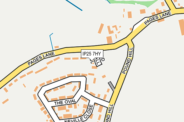 IP25 7HY map - OS OpenMap – Local (Ordnance Survey) IP25 7HY map - OS OpenMap – Local (Ordnance Survey)