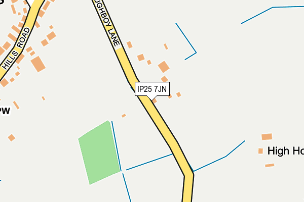IP25 7JN map - OS OpenMap – Local (Ordnance Survey) IP25 7JN map - OS OpenMap – Local (Ordnance Survey)