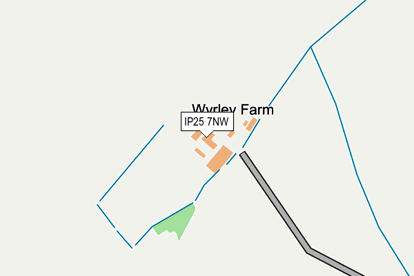 IP25 7NW map - OS OpenMap – Local (Ordnance Survey) IP25 7NW map - OS OpenMap – Local (Ordnance Survey)