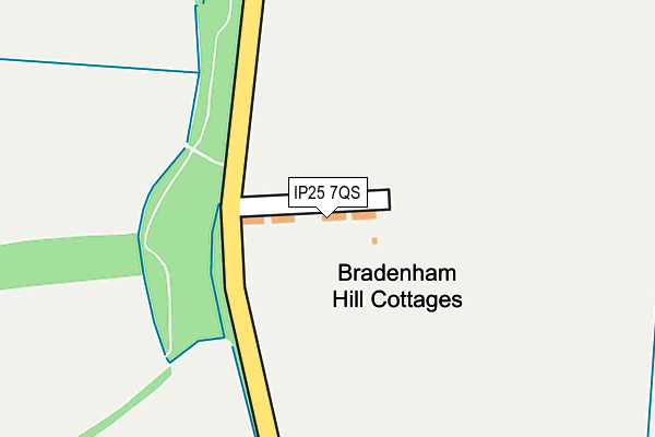 IP25 7QS map - OS OpenMap – Local (Ordnance Survey) IP25 7QS map - OS OpenMap – Local (Ordnance Survey)