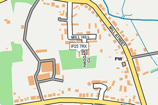 IP25 7RX map - OS OpenMap – Local (Ordnance Survey) IP25 7RX map - OS OpenMap – Local (Ordnance Survey)