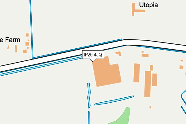 IP26 4JQ map - OS OpenMap – Local (Ordnance Survey) IP26 4JQ map - OS OpenMap – Local (Ordnance Survey)