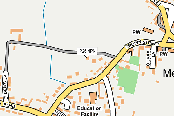 IP26 4PN map - OS OpenMap – Local (Ordnance Survey) IP26 4PN map - OS OpenMap – Local (Ordnance Survey)