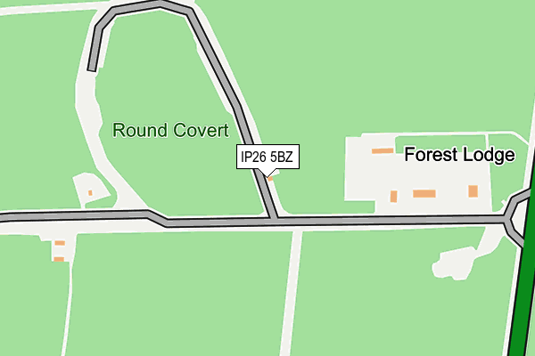 IP26 5BZ map - OS OpenMap – Local (Ordnance Survey) IP26 5BZ map - OS OpenMap – Local (Ordnance Survey)