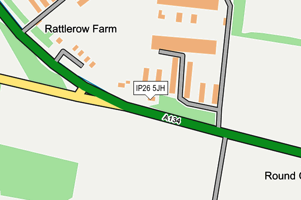 IP26 5JH map - OS OpenMap – Local (Ordnance Survey) IP26 5JH map - OS OpenMap – Local (Ordnance Survey)