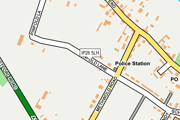 IP26 5LH map - OS OpenMap – Local (Ordnance Survey) IP26 5LH map - OS OpenMap – Local (Ordnance Survey)