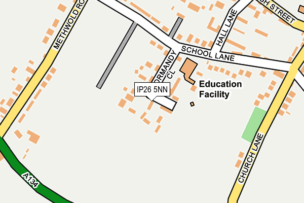 IP26 5NN map - OS OpenMap – Local (Ordnance Survey) IP26 5NN map - OS OpenMap – Local (Ordnance Survey)