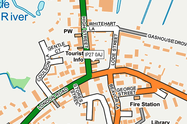 IP27 0AJ map - OS OpenMap – Local (Ordnance Survey) IP27 0AJ map - OS OpenMap – Local (Ordnance Survey)