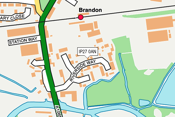 IP27 0AN map - OS OpenMap – Local (Ordnance Survey) IP27 0AN map - OS OpenMap – Local (Ordnance Survey)