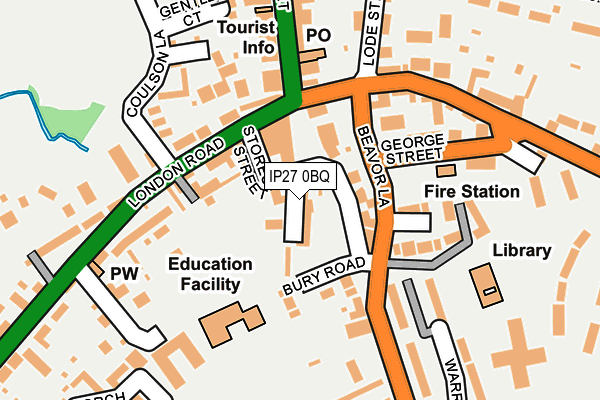 IP27 0BQ map - OS OpenMap – Local (Ordnance Survey) IP27 0BQ map - OS OpenMap – Local (Ordnance Survey)