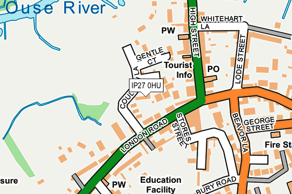 IP27 0HU map - OS OpenMap – Local (Ordnance Survey) IP27 0HU map - OS OpenMap – Local (Ordnance Survey)