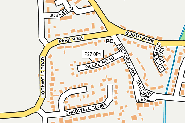 IP27 0PY map - OS OpenMap – Local (Ordnance Survey) IP27 0PY map - OS OpenMap – Local (Ordnance Survey)