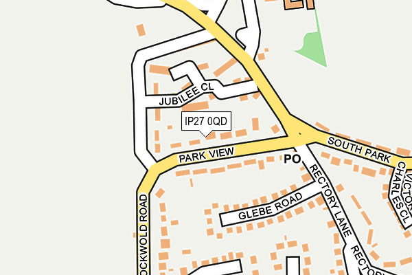 IP27 0QD map - OS OpenMap – Local (Ordnance Survey) IP27 0QD map - OS OpenMap – Local (Ordnance Survey)