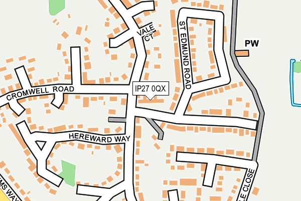 IP27 0QX map - OS OpenMap – Local (Ordnance Survey) IP27 0QX map - OS OpenMap – Local (Ordnance Survey)