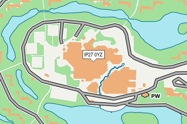 IP27 0YZ map - OS OpenMap – Local (Ordnance Survey) IP27 0YZ map - OS OpenMap – Local (Ordnance Survey)